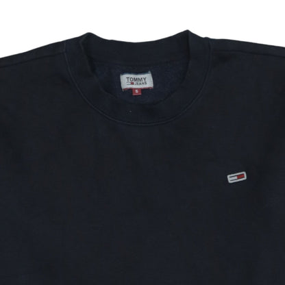 Mens UK Size S Tommy Jeans Blue Pullover Sweatshirt