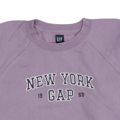 Womens UK Size L Gap Purple Pullover Sweatshirt