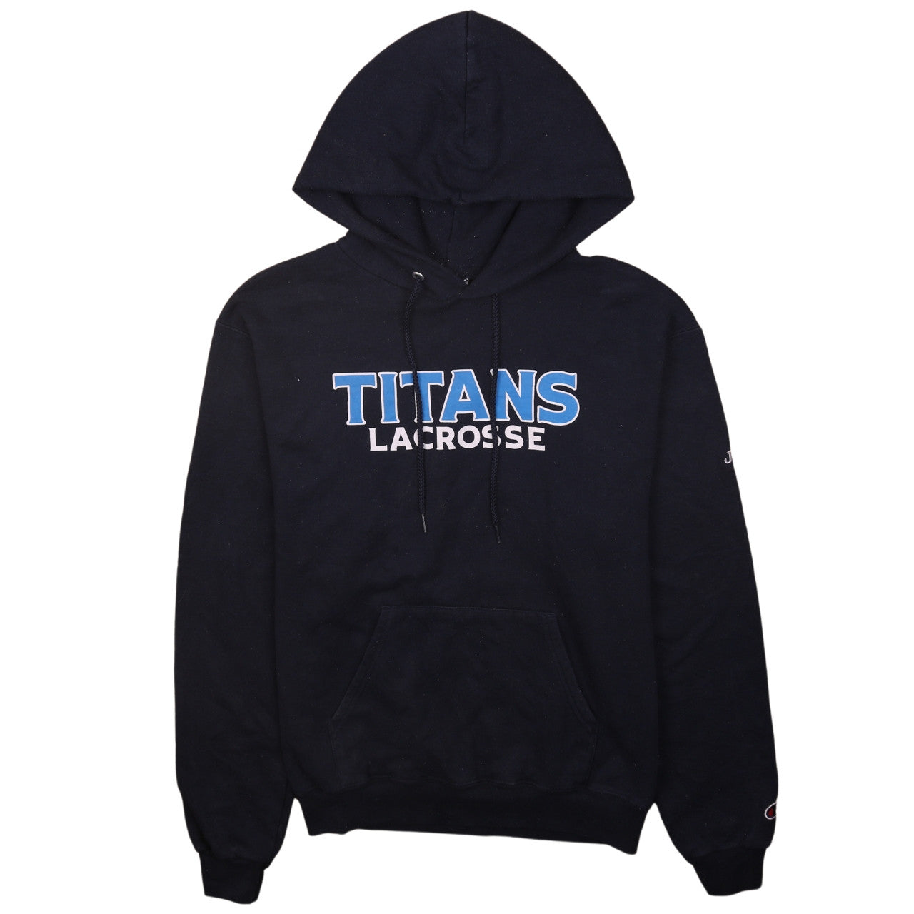 Womens UK Size S Champion Black Pullover Hoodie