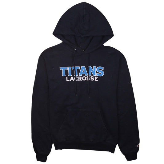 Womens UK Size S Champion Black Pullover Hoodie