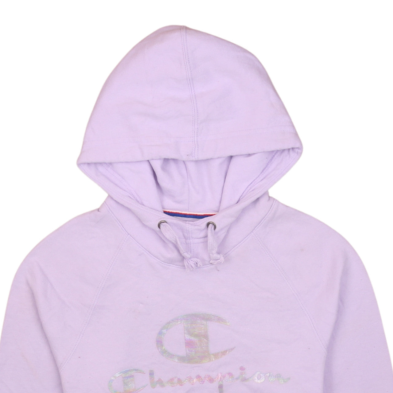 Womens UK Size S Champion Purple Pullover Hoodie