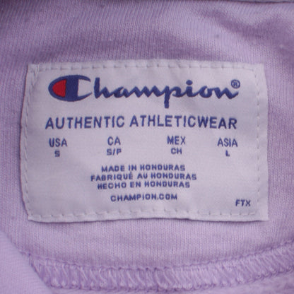 Womens UK Size S Champion Purple Pullover Hoodie