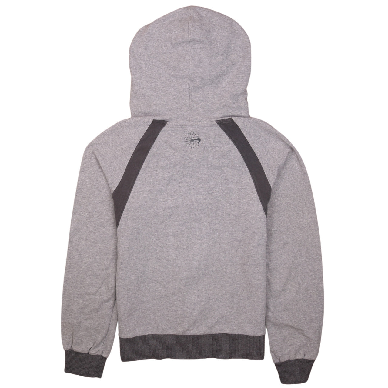 Womens UK Size L Nike Grey Full Zip Hoodie