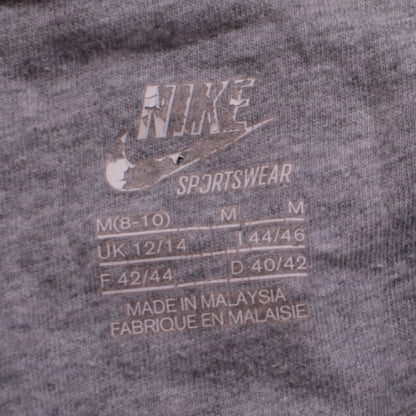 Womens UK Size L Nike Grey Full Zip Hoodie