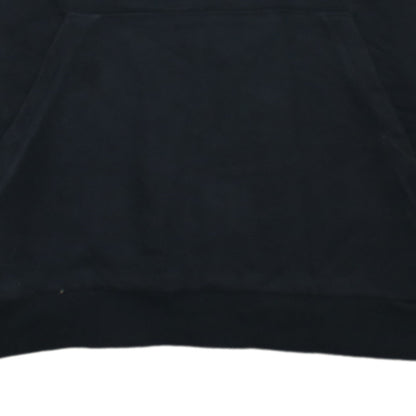 Adidas Boys Black Pullover Hoodie 15-16 Years Logo Sportswear