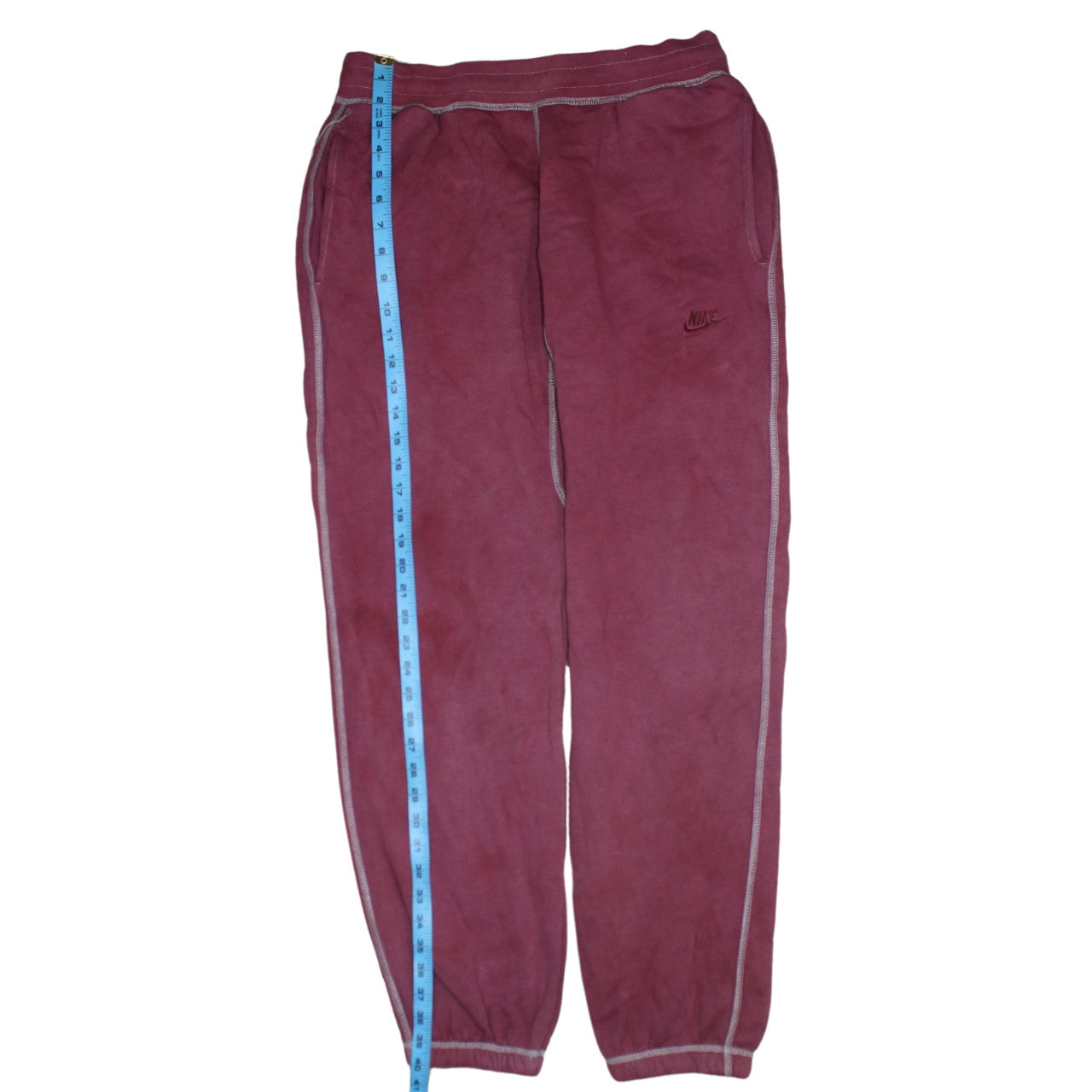 Womens UK Size M Nike Regular Fit Jogger Pink Trousers