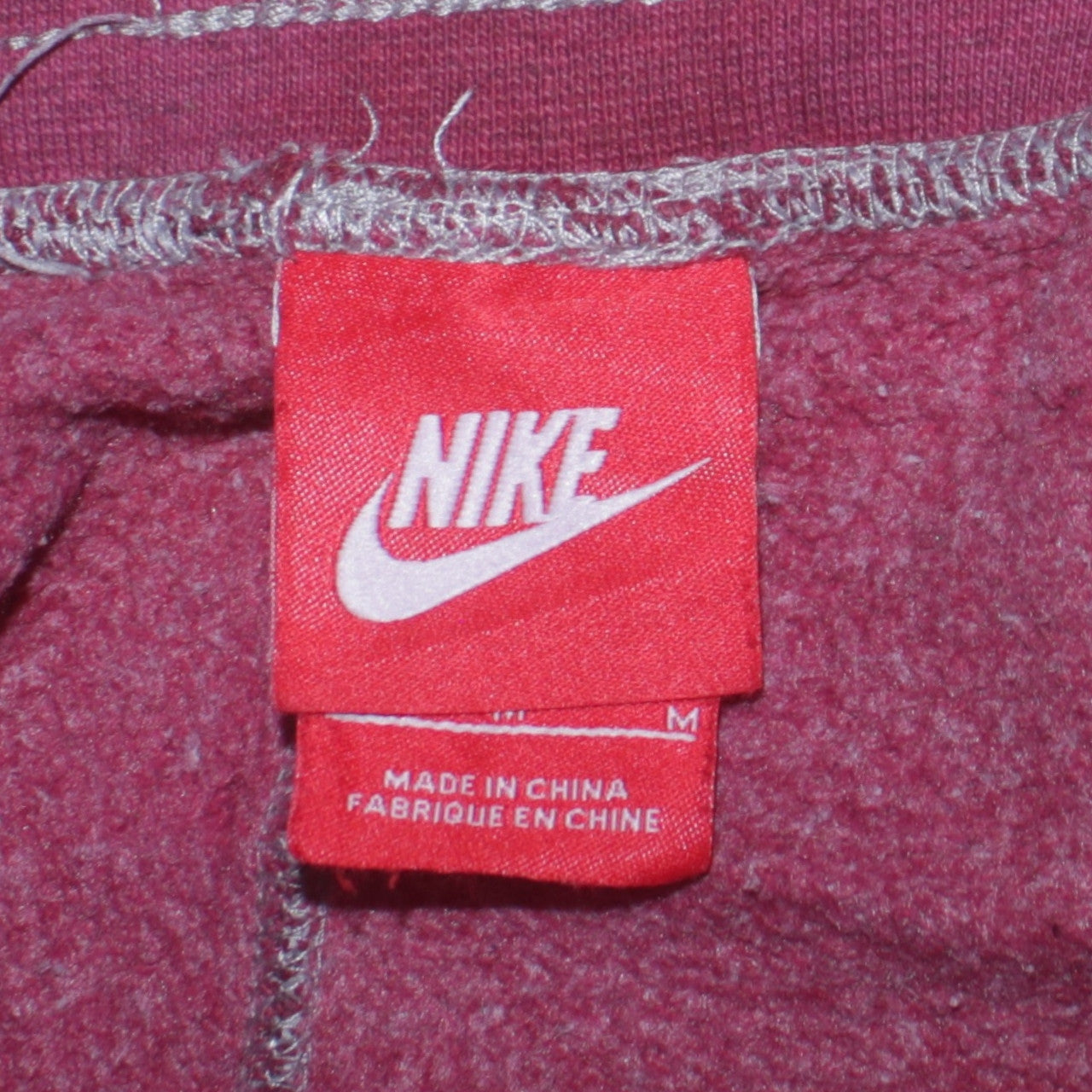Womens UK Size M Nike Regular Fit Jogger Pink Trousers