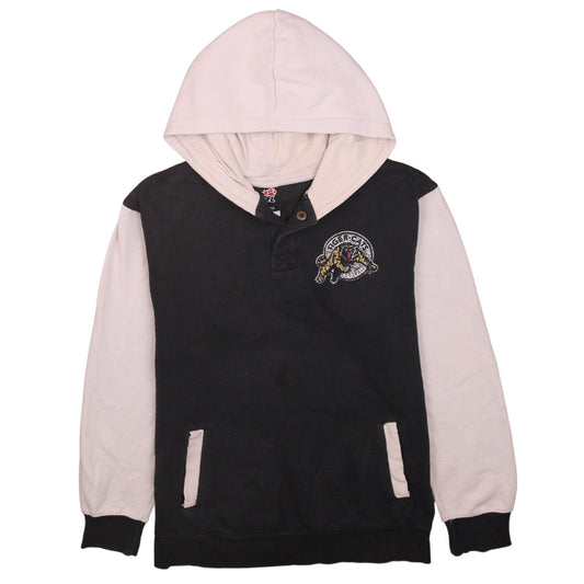 Womens UK Size L Reebok Black Pullover Hoodie