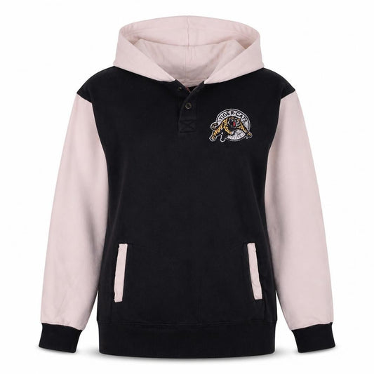 Womens UK Size L Reebok Black Pullover Hoodie
