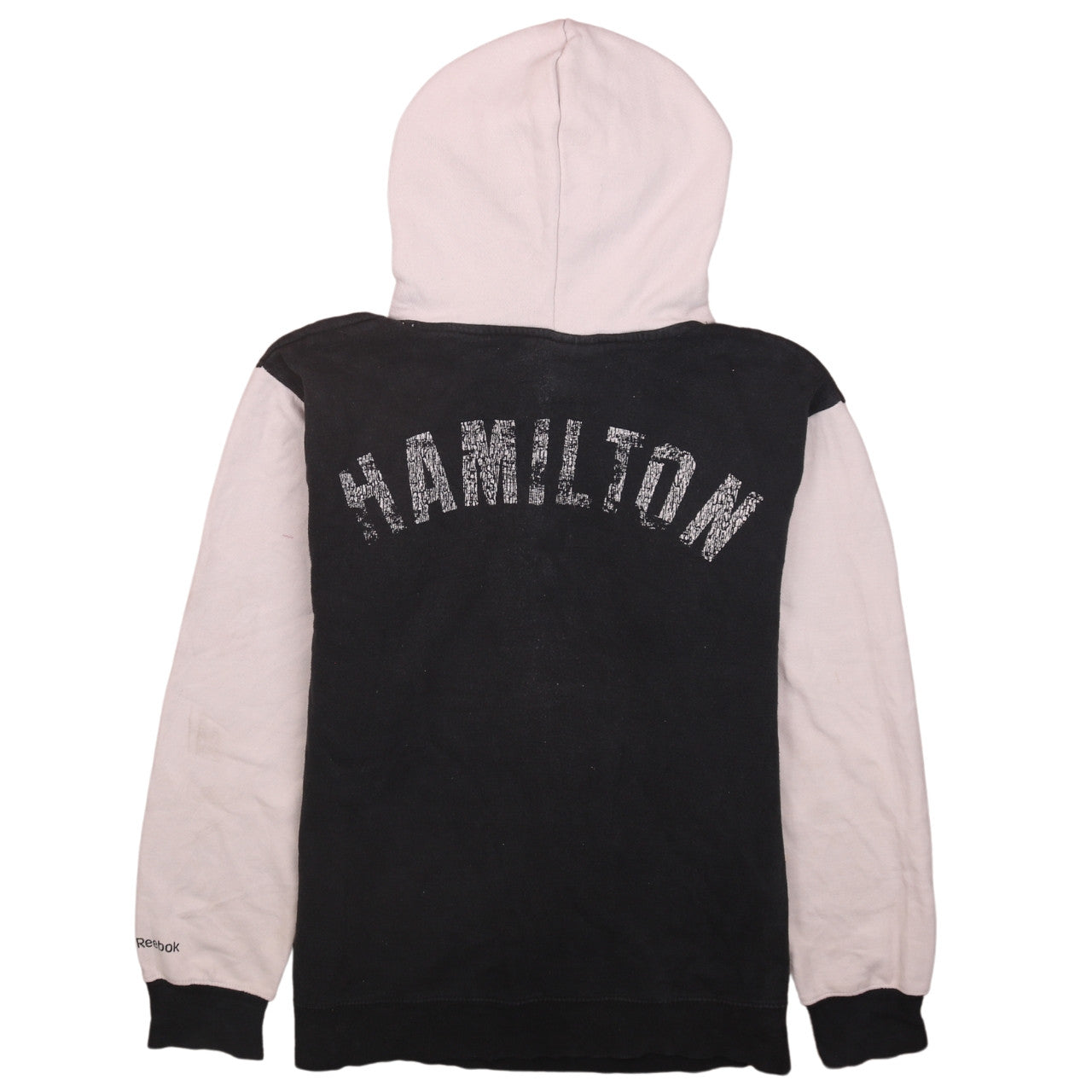 Womens UK Size L Reebok Black Pullover Hoodie