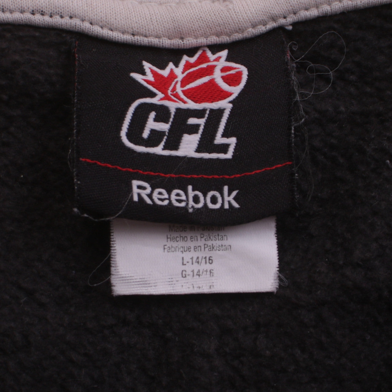 Womens UK Size L Reebok Black Pullover Hoodie