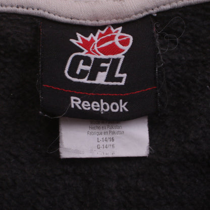 Womens UK Size L Reebok Black Pullover Hoodie