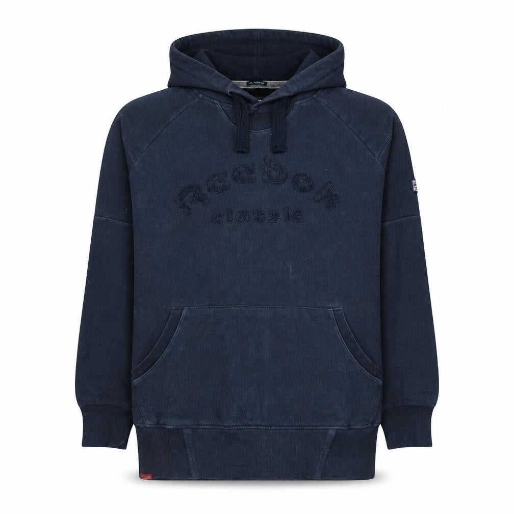 Mens UK Size XL Reebok Blue Pullover Hoodie