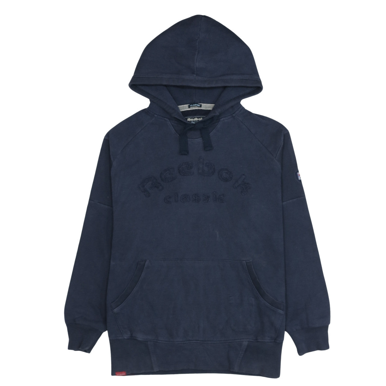 Womens UK Size XL Reebok Blue Pullover Hoodie