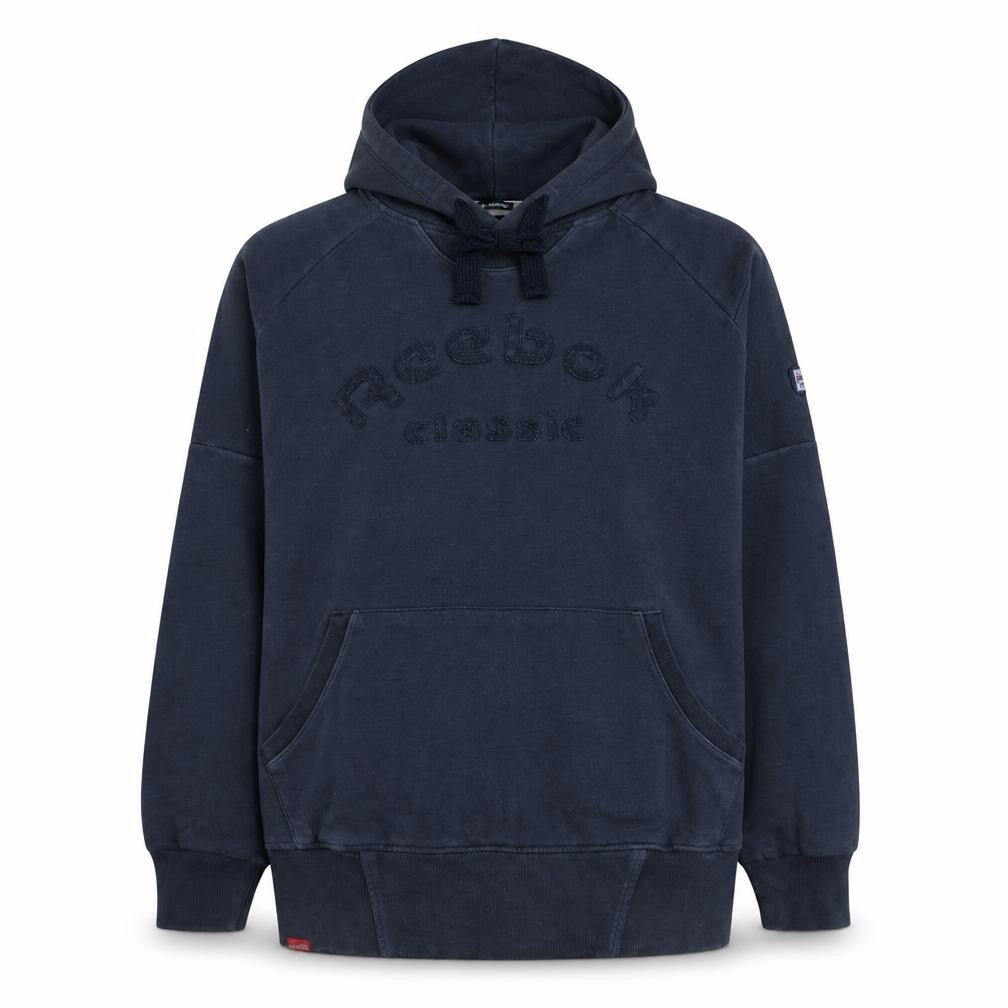 Womens UK Size XL Reebok Blue Pullover Hoodie
