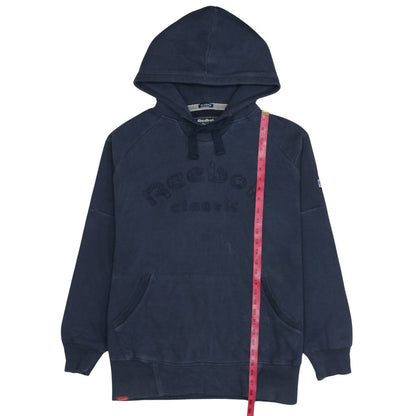 Womens UK Size XL Reebok Blue Pullover Hoodie