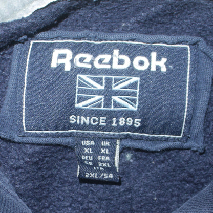 Womens UK Size XL Reebok Blue Pullover Hoodie