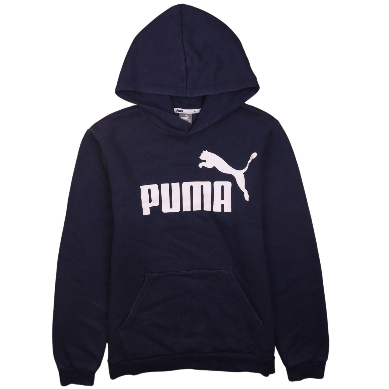 Boys UK Size 15-16 Years PUMA Blue Pullover Hoodie
