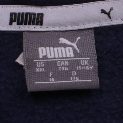 Boys UK Size 15-16 Years PUMA Blue Pullover Hoodie