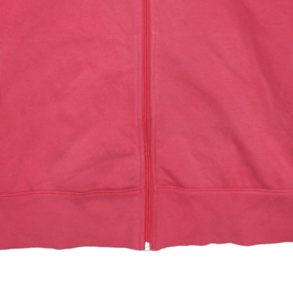 Womens UK Size 2XL adidas Pink Full Zip Hoodie