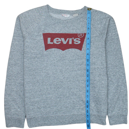 Mens UK Size L Levi's Grey Pullover Sweatshirt
