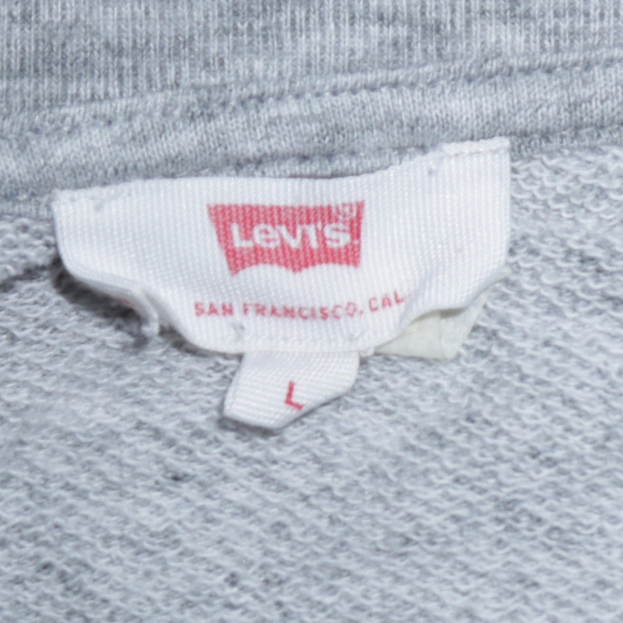 Mens UK Size L Levi's Grey Pullover Sweatshirt