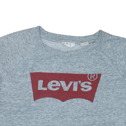 Mens UK Size L Levi's Grey Pullover Sweatshirt