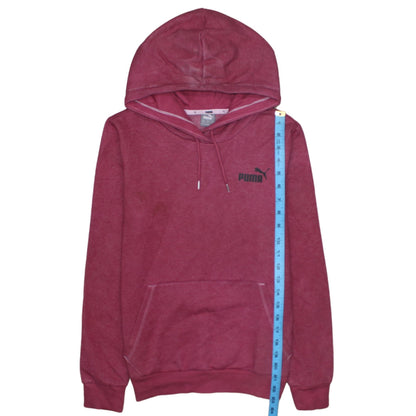 Womens UK Size XS PUMA Pink Pullover Hoodie