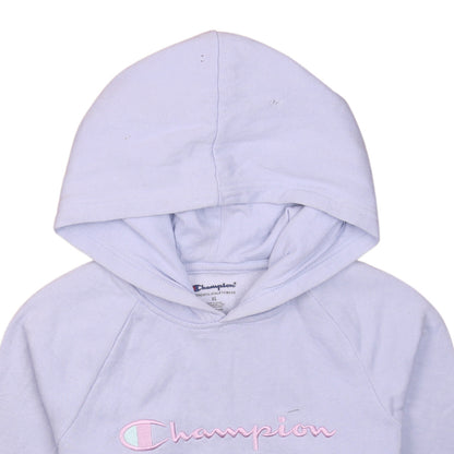 Womens UK Size XL Champion White Pullover Hoodie