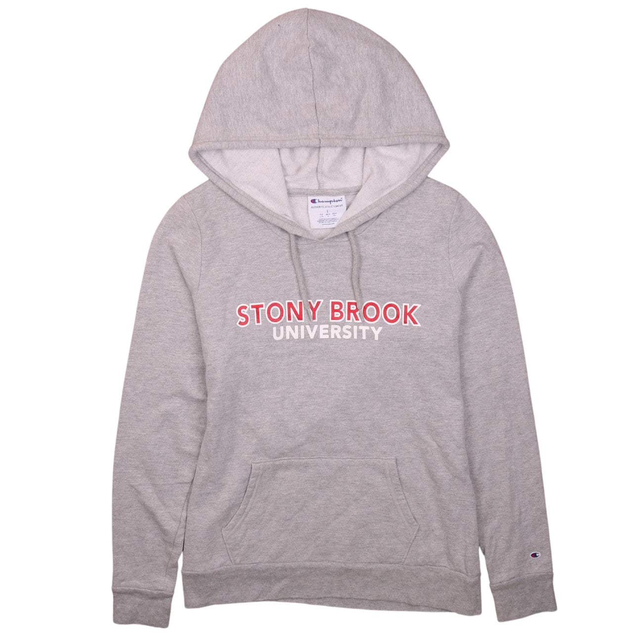 Womens UK Size L Champion Grey Pullover Hoodie