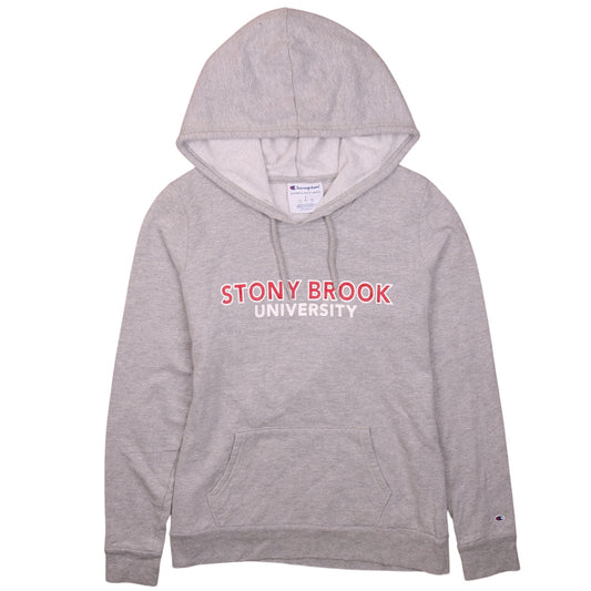 Womens UK Size L Champion Grey Pullover Hoodie
