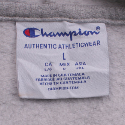 Womens UK Size L Champion Grey Pullover Hoodie