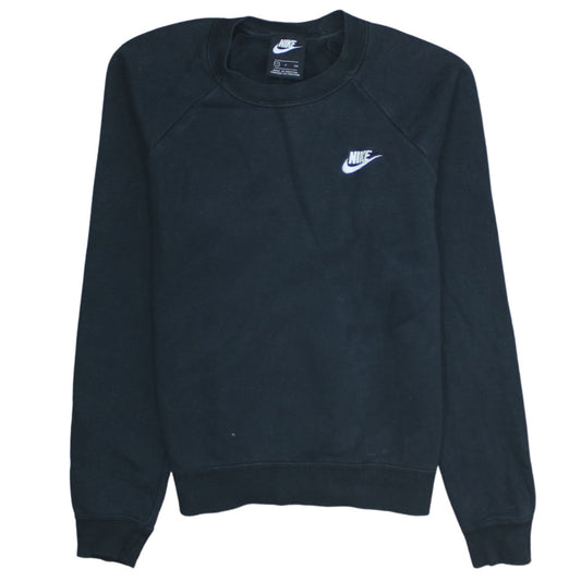 Womens UK Size S Nike Black Pullover Sweatshirt