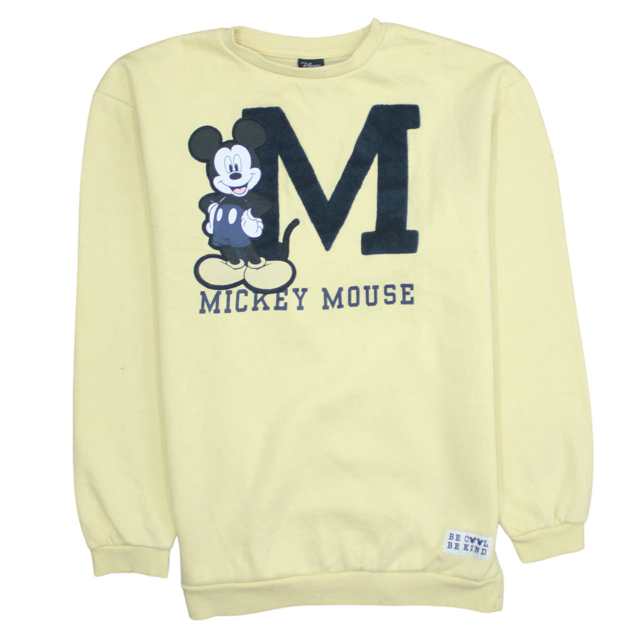 Boys UK Size 14-15 Years Disney Yellow Pullover Sweatshirt