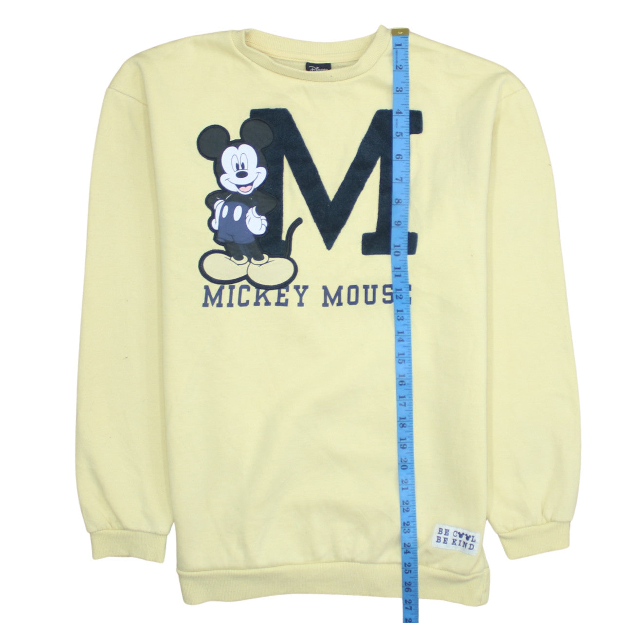 Boys UK Size 14-15 Years Disney Yellow Pullover Sweatshirt