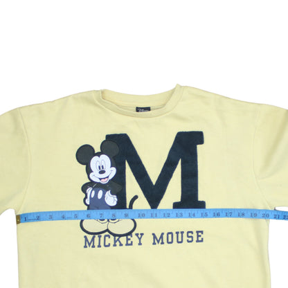 Boys UK Size 14-15 Years Disney Yellow Pullover Sweatshirt
