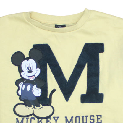 Boys UK Size 14-15 Years Disney Yellow Pullover Sweatshirt