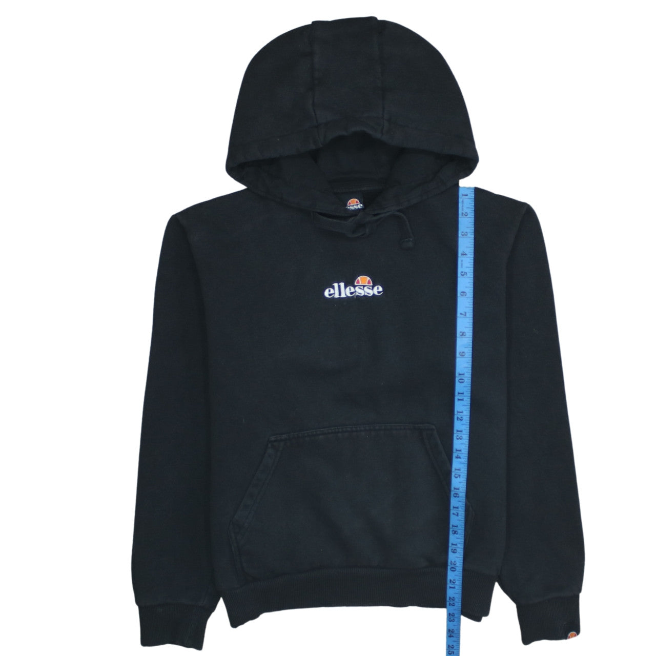 Mens UK Size M ellesse Black Pullover Hoodie