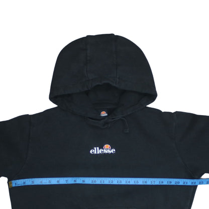 Mens UK Size M ellesse Black Pullover Hoodie