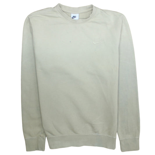 Mens UK Size XS Nike Beige Pullover Sweatshirt