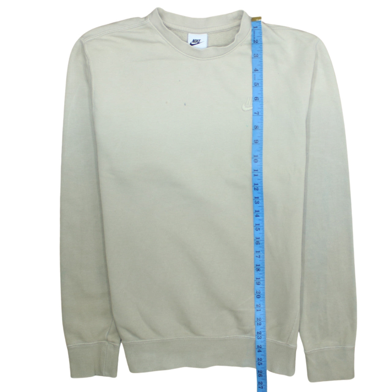 Mens UK Size XS Nike Beige Pullover Sweatshirt