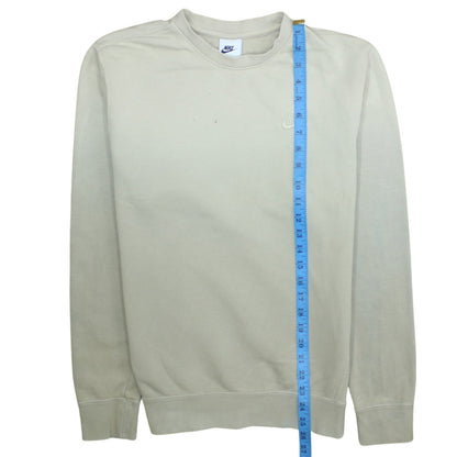 Mens UK Size XS Nike Beige Pullover Sweatshirt