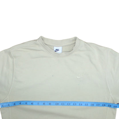 Mens UK Size XS Nike Beige Pullover Sweatshirt