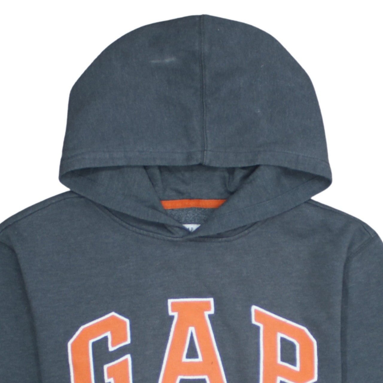 GAP Kids Boys Blue Pullover Hoodie XXL Cotton Blend Logo Sweatshirt