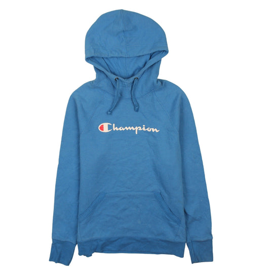 Mens UK Size S Champion Blue Pullover Hoodie