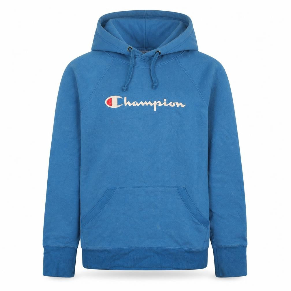 Mens UK Size S Champion Blue Pullover Hoodie