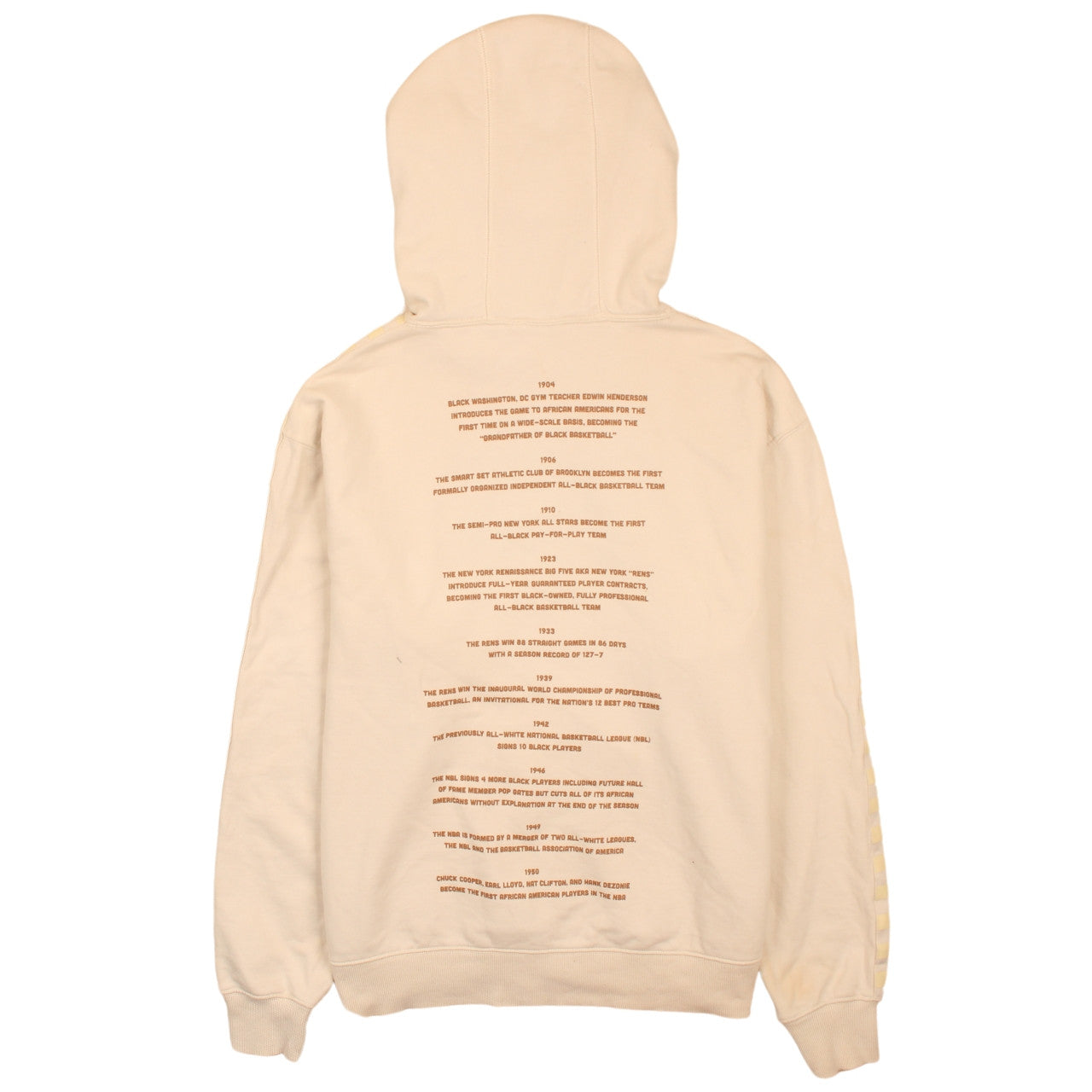 Mens UK Size M PUMA Beige Pullover Hoodie