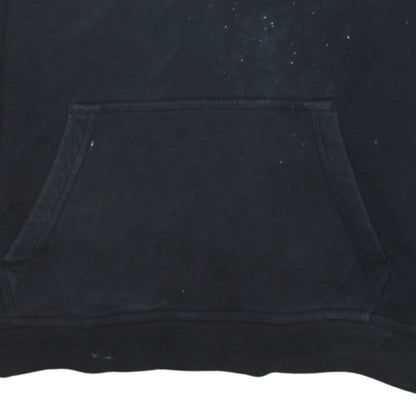 Nike Boys Black XL Pullover Hoodie with Logo Print Standard Fit