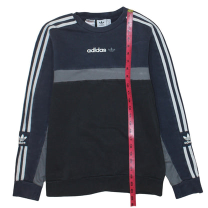 Boys UK Size 15-16 Years adidas Blue Pullover Sweatshirt