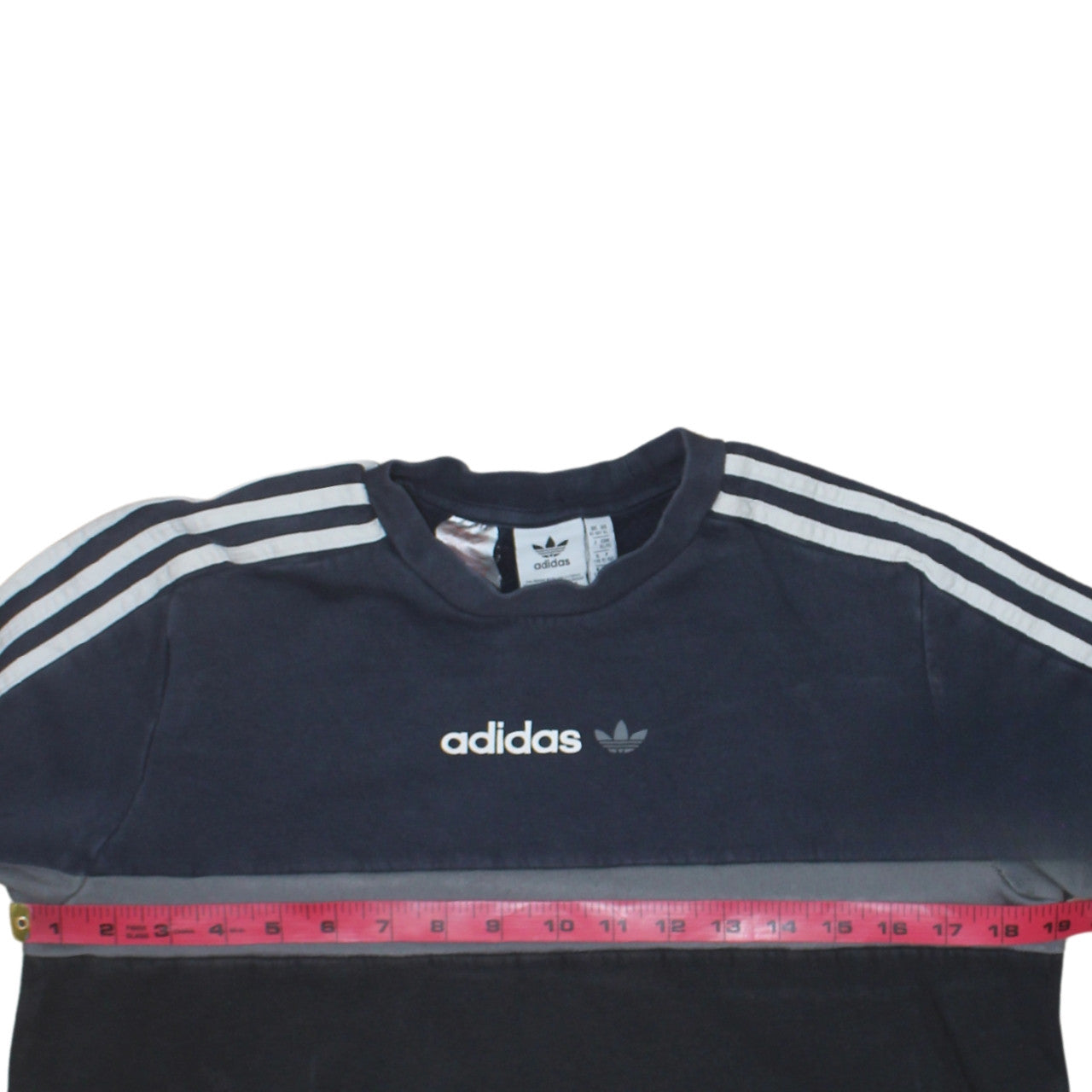 Boys UK Size 15-16 Years adidas Blue Pullover Sweatshirt